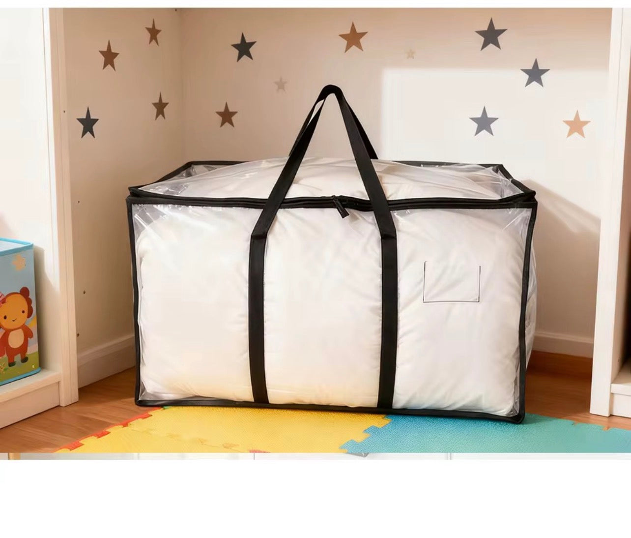 Movatte Heavy-Duty Clear Storage & Moving Bag
